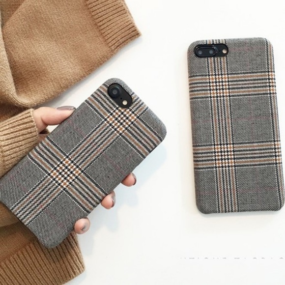 iPhone Fabric Grid Case - Picture 2 of 4